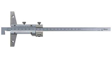 Mitutoyo Nóniuszos mélységmérő horgas véggel, finomállítóval, 0-200 mm, 0.02 mm (527-412) termék fő termékképe