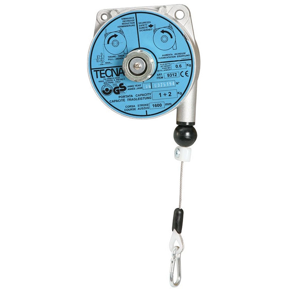 Tecna Balanszer, alumínium ház, 1.6 m, 1 - 2 kg termék fő termékképe