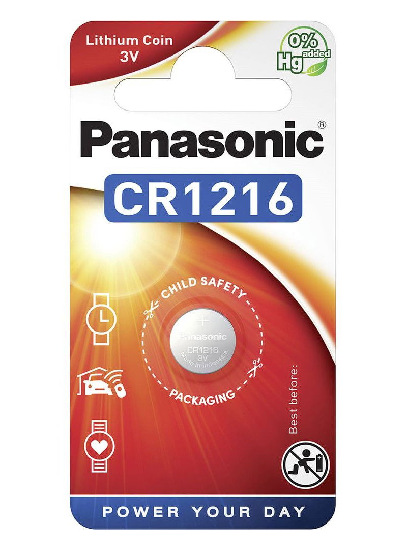 Panasonic CR1216 3V lítium gombelem, 1 db/bliszter termék fő termékképe
